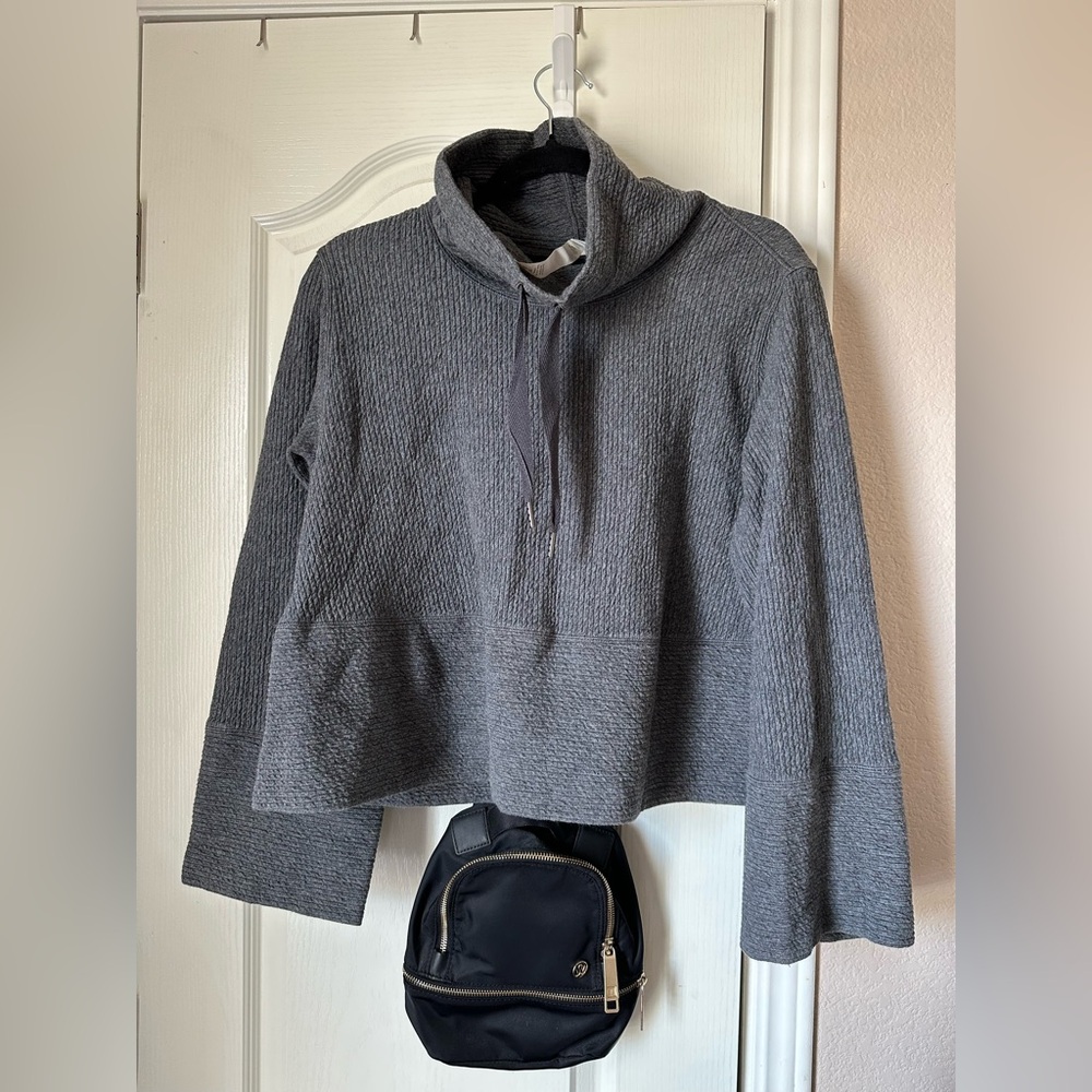 lululemon athletica Gray Textured Sweater